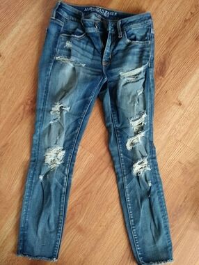 American Eagle Stretch Crop Jeans